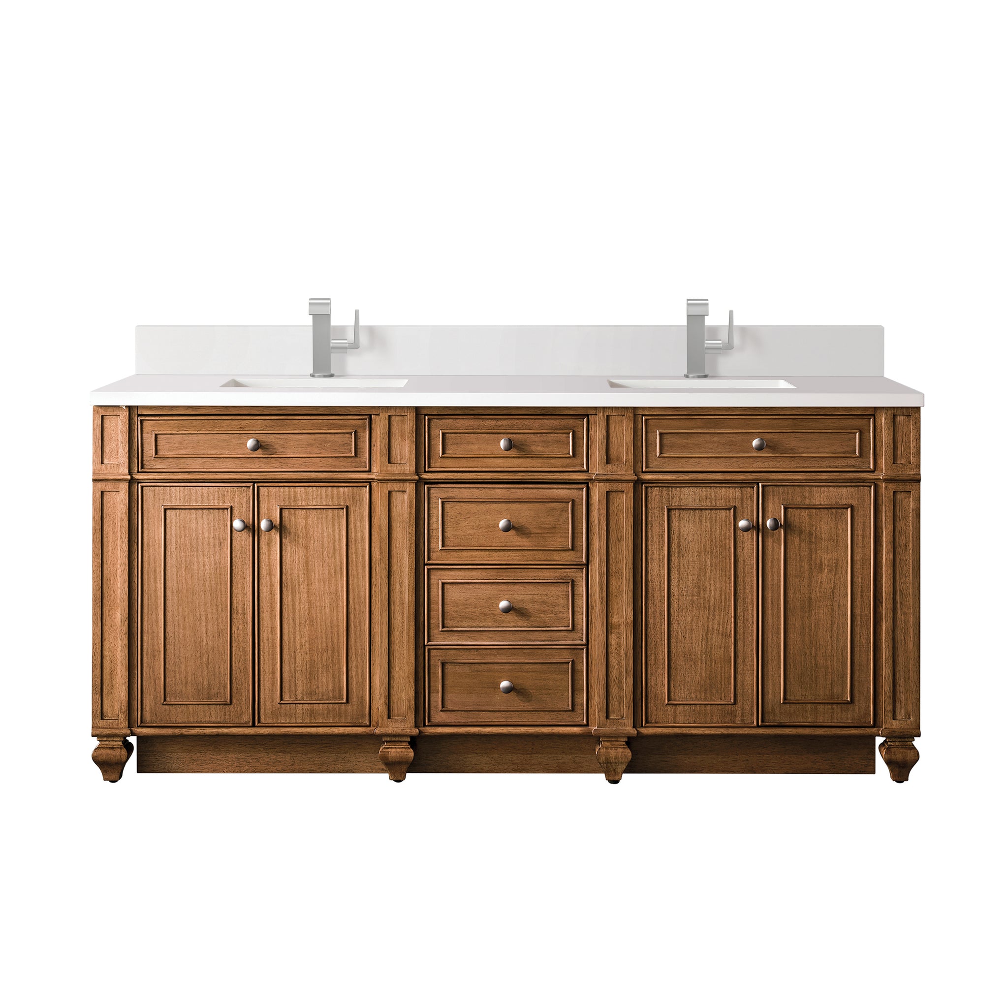 James Martin Bristol 72" Double Bathroom Vanity, Saddle Brown, view 31