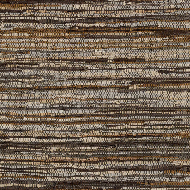 Hand Woven Leather Rag Rug - Clearance by Boutique Rugs