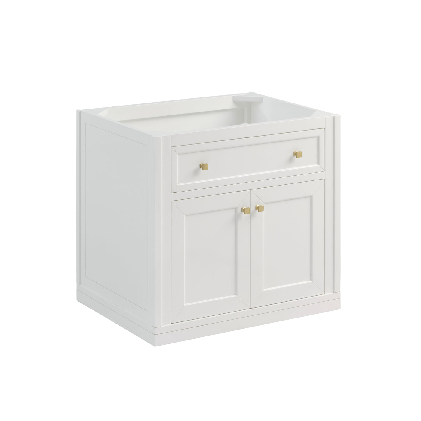 James Martin Chicago 30" Single Bathroom Vanity, Glossy White, view 15