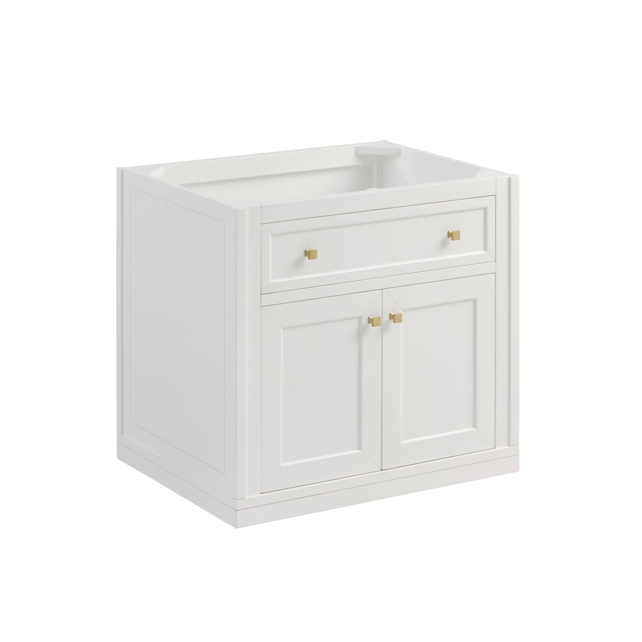 James Martin Chicago 30" Single Bathroom Vanity, Glossy White, view 15