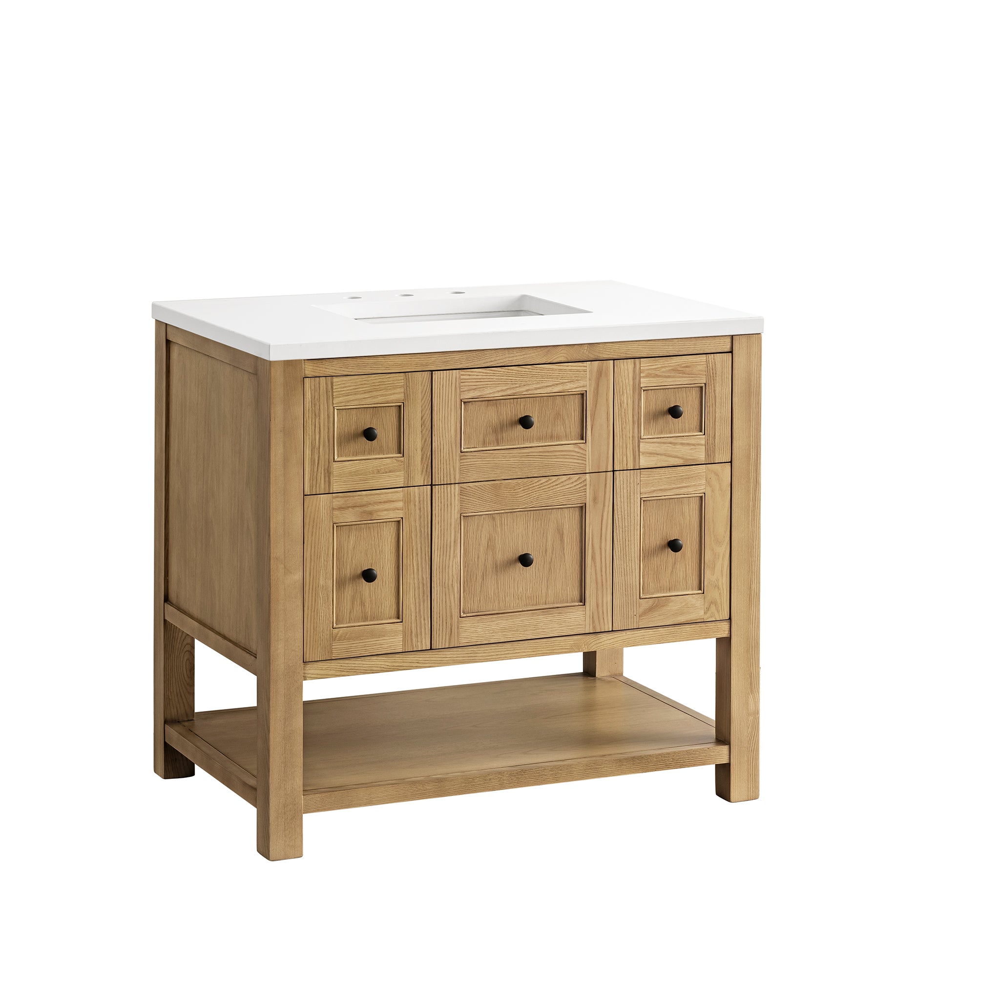 James Martin Breckenridge 36" Single Bathroom Vanity, Light Natural Oak, view 34