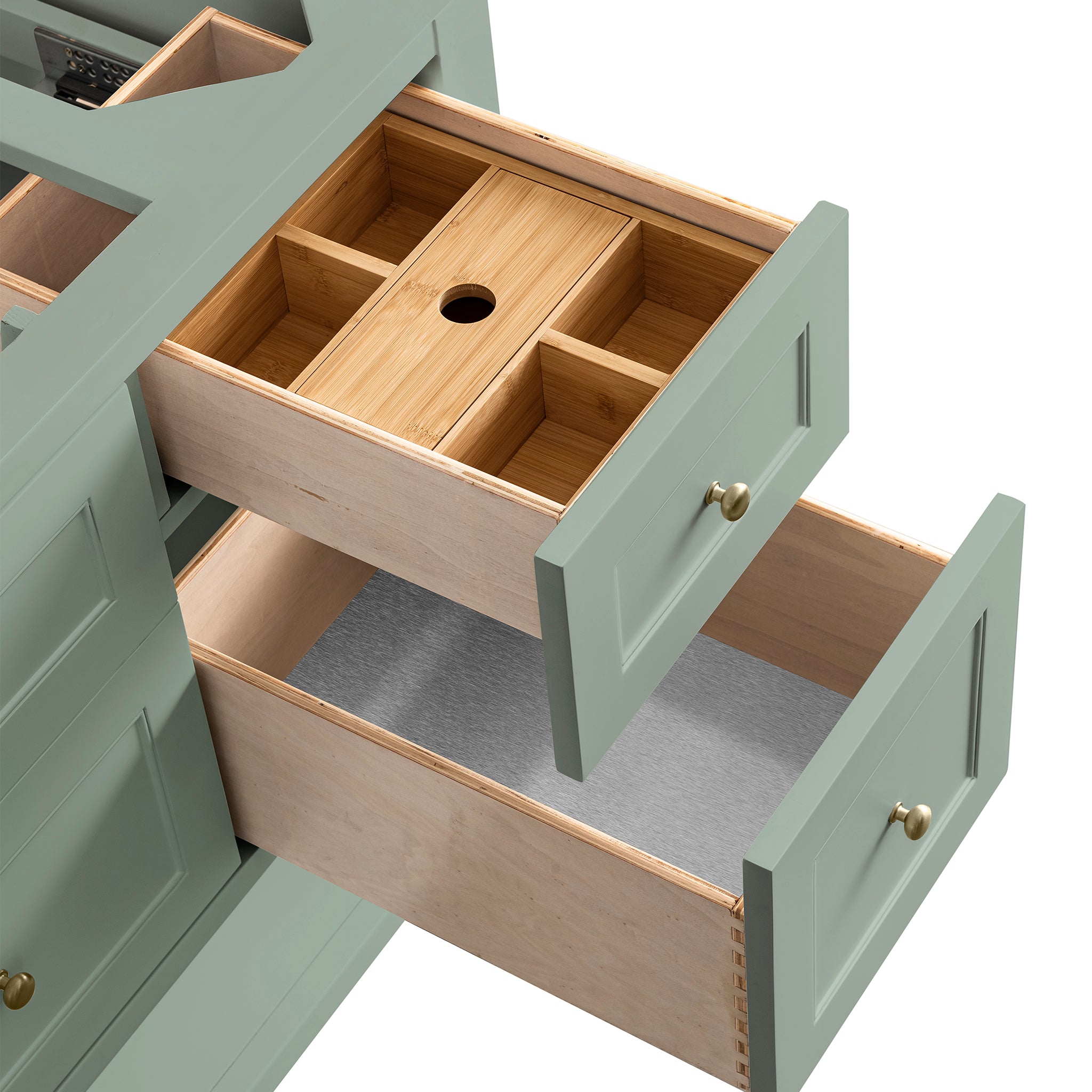 James Martin Breckenridge 48" Single Bathroom Vanity, Smokey Celadon, view 17