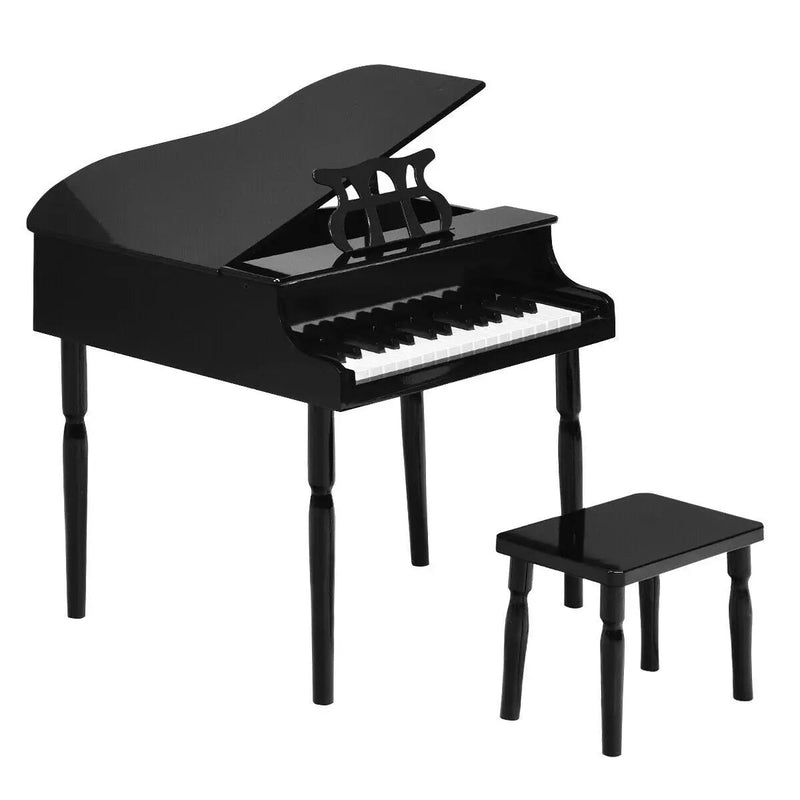 30-Key Wood Toy Kids Grand Piano with Bench by DirectDeals