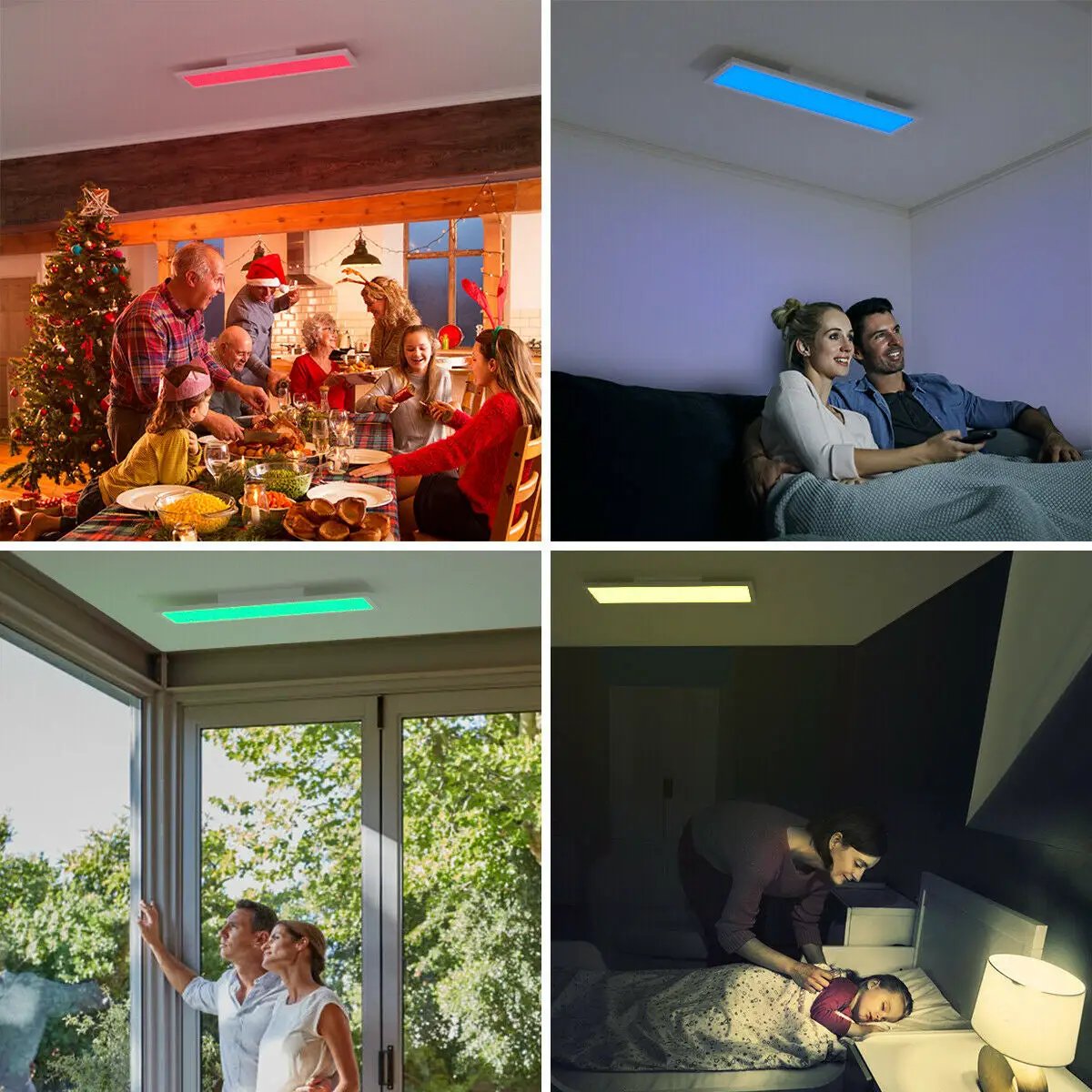 18W RGB LED Ceiling Light with Remote Control by DirectDeals