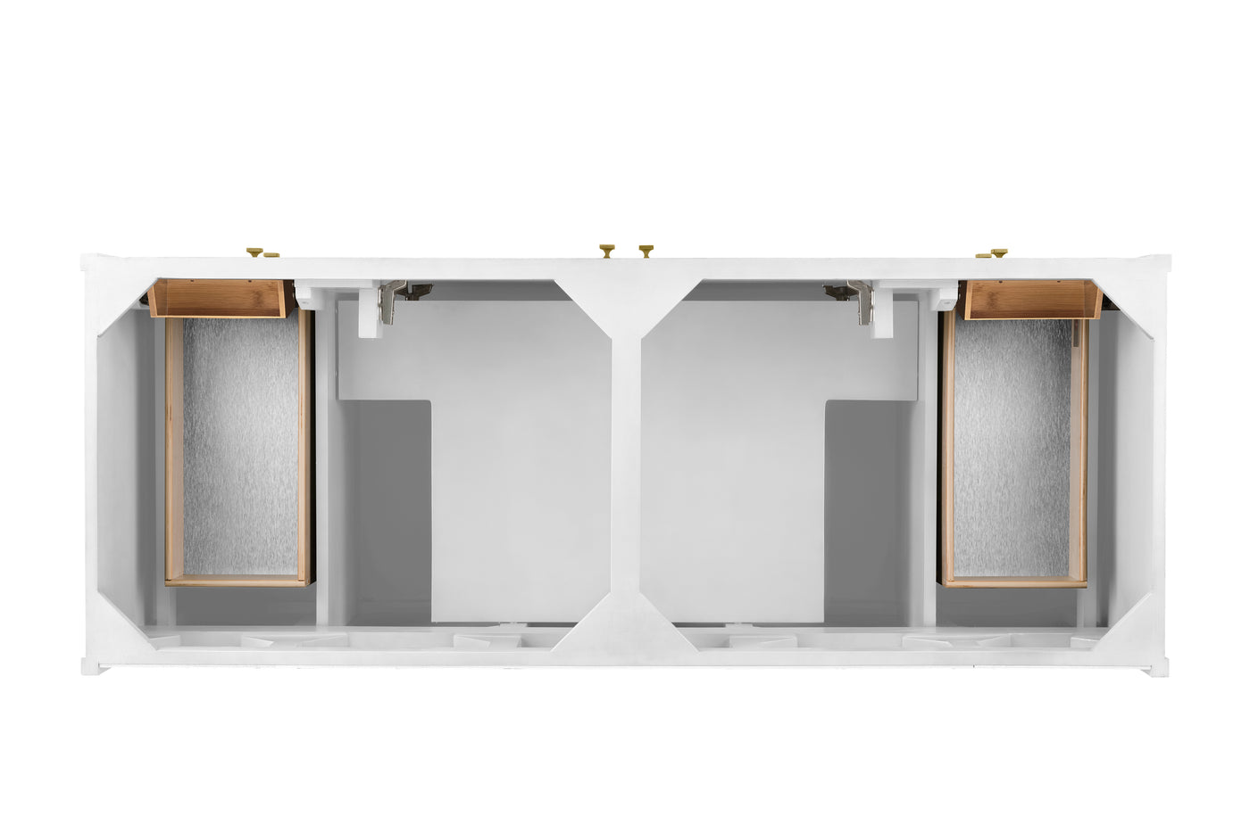 James Martin Chicago 60" Double Bathroom Vanity, Glossy White, view 22