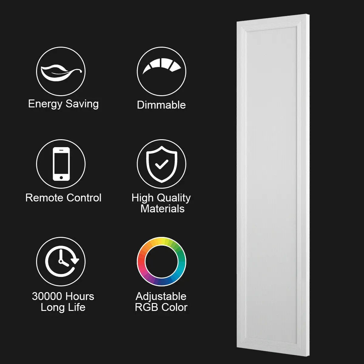 18W RGB LED Ceiling Light with Remote Control by DirectDeals