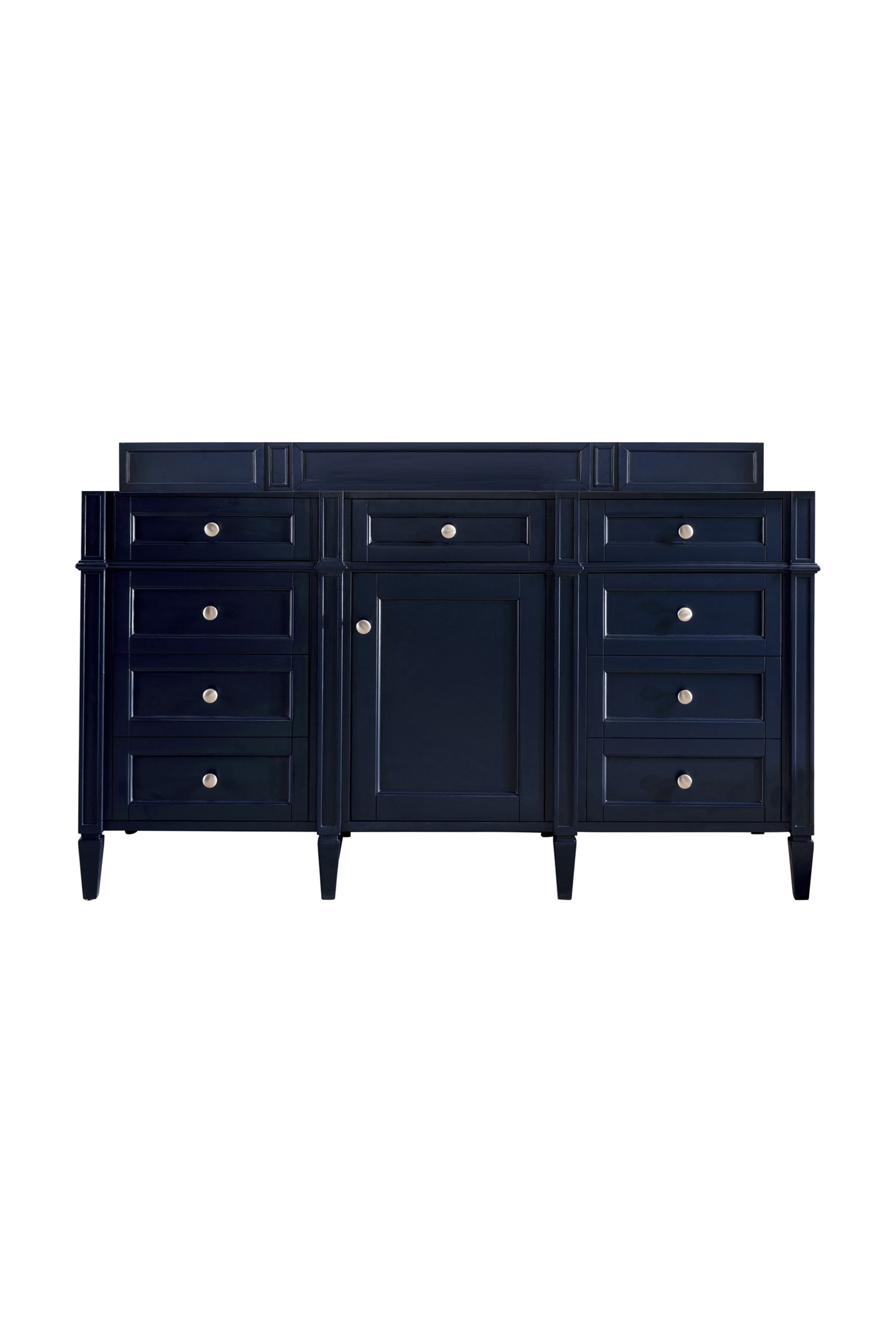 James Martin Brittany 60" Single Bathroom Vanity, Victory Blue, cabinet without a countertop