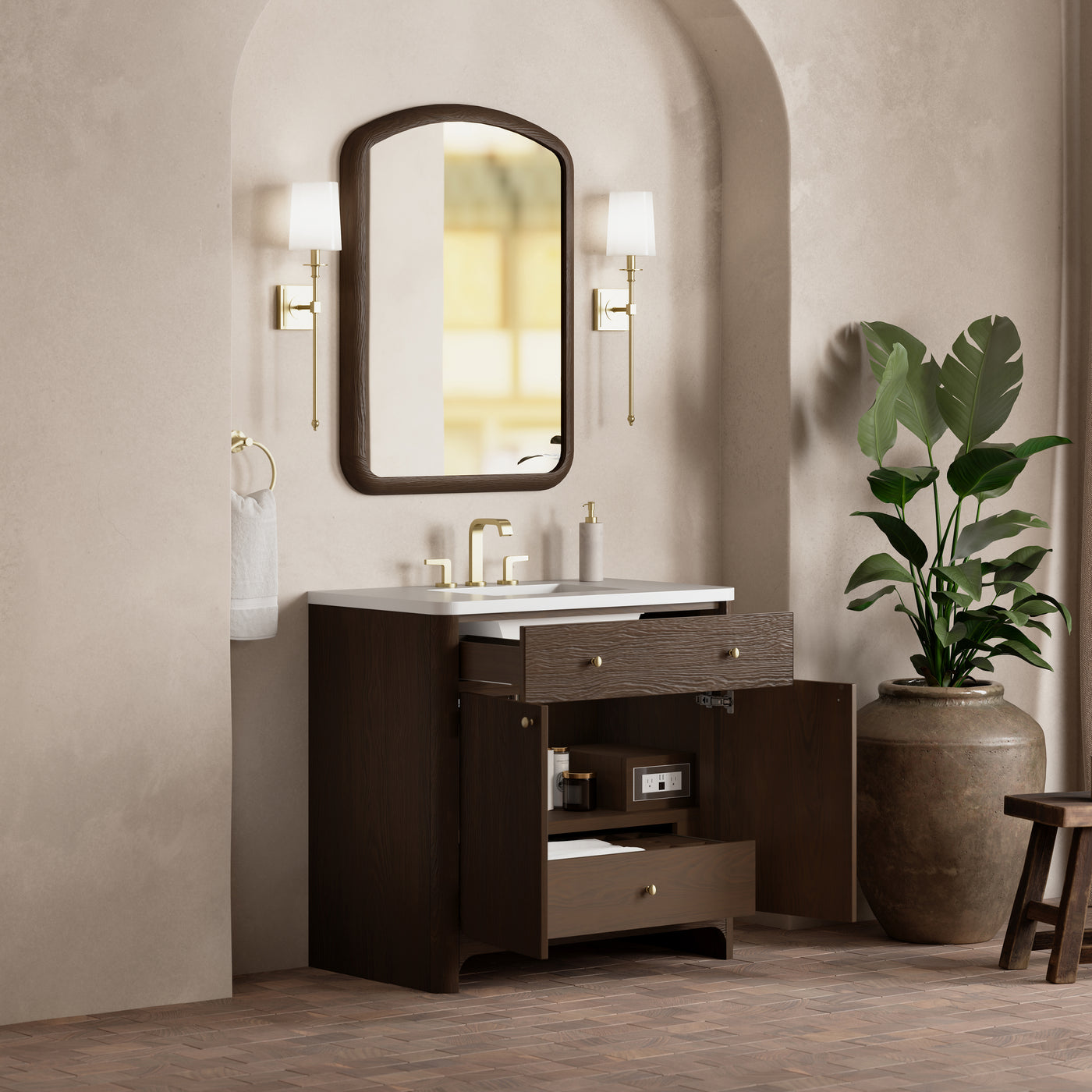 James Martin Gracyn 36" Single Bathroom Vanity, Sable, view 26