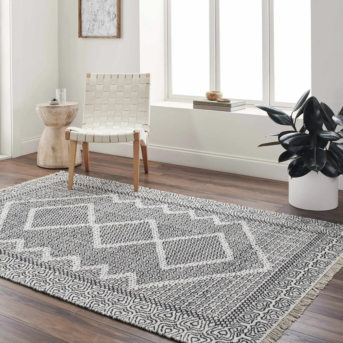 Rach Area Rug - Clearance, installed in a room