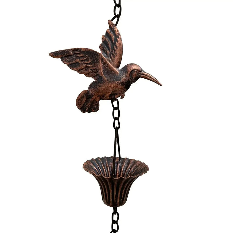 Rain Chain - Cascading Metal 8.53ft by House Of Avana
