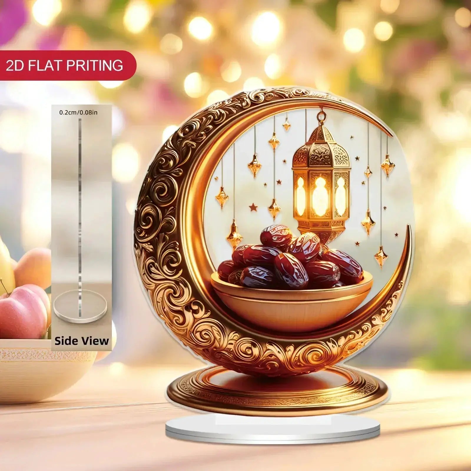 Ramadan Decor - Customized 2D Printed Tabletop by House Of Avana
