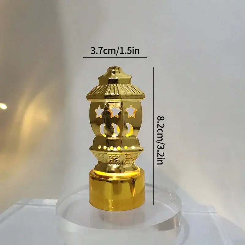 Ramadan Lamp - Star and Moon Ceramic Desk by House Of Avana