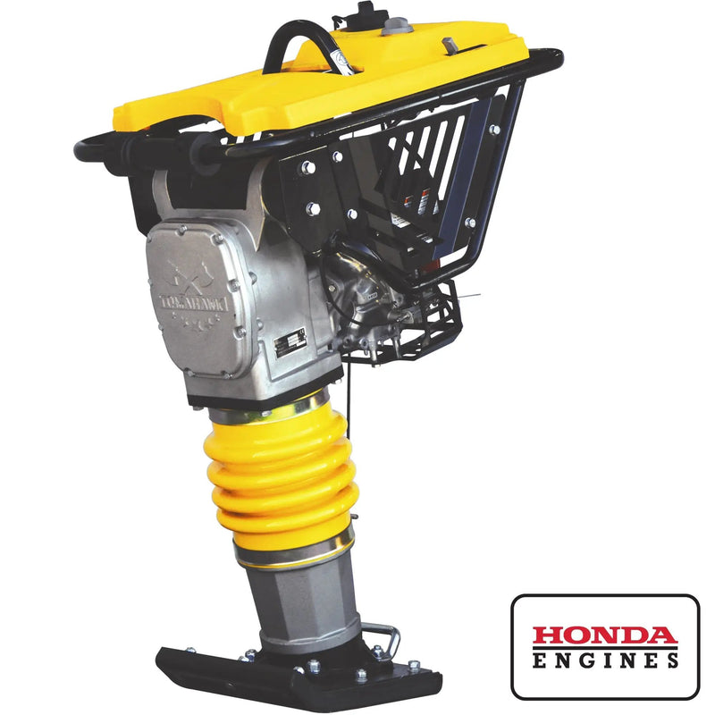 3.6HP Honda Vibratory Rammer Jumping Jack Tamper with Honda GXR120 Engine Impact Force 3,550 lbs/ft by Tomahawk Power