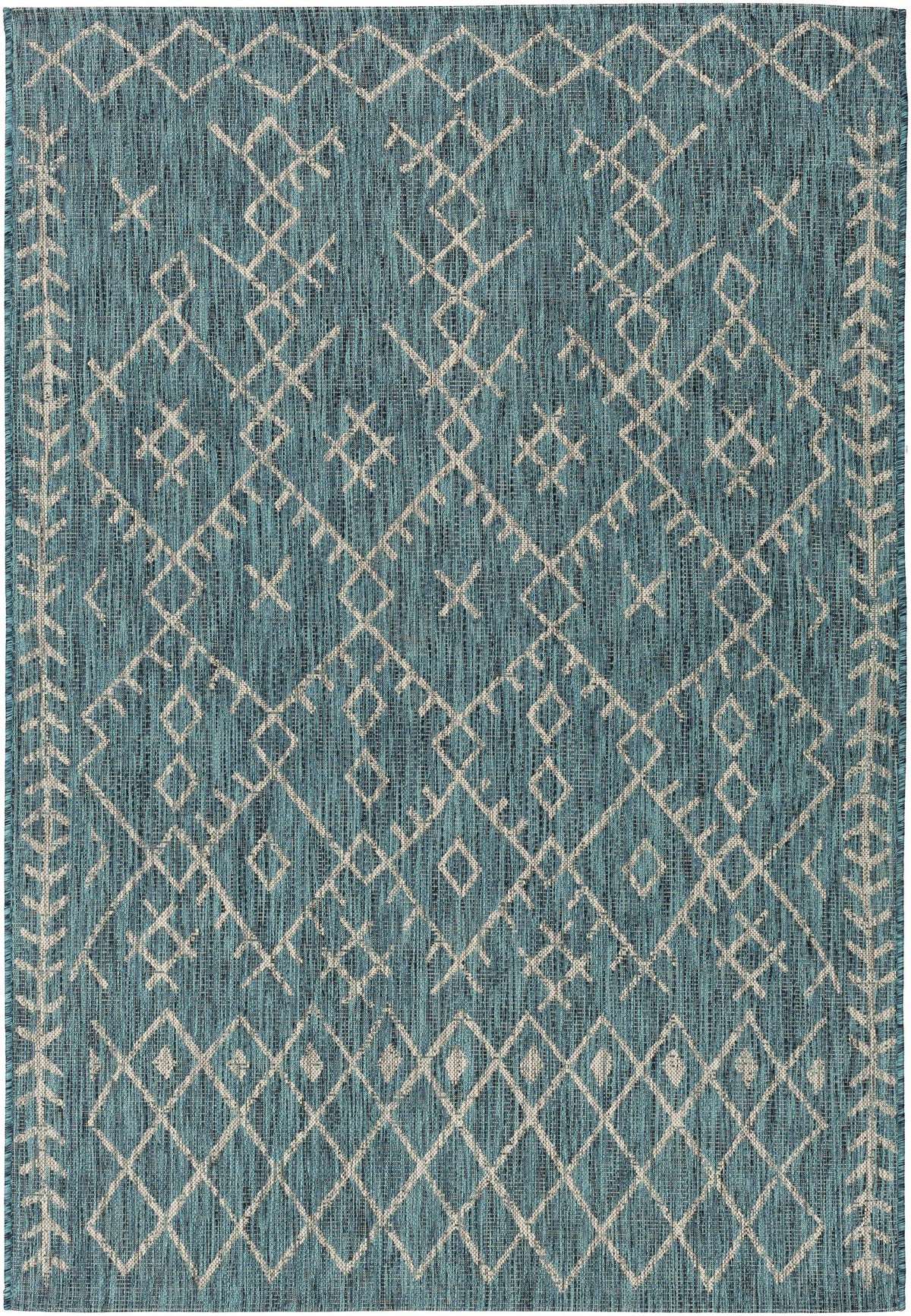 Maunawili Aqua Nordic Outdoor Rug, photo 13 of 15