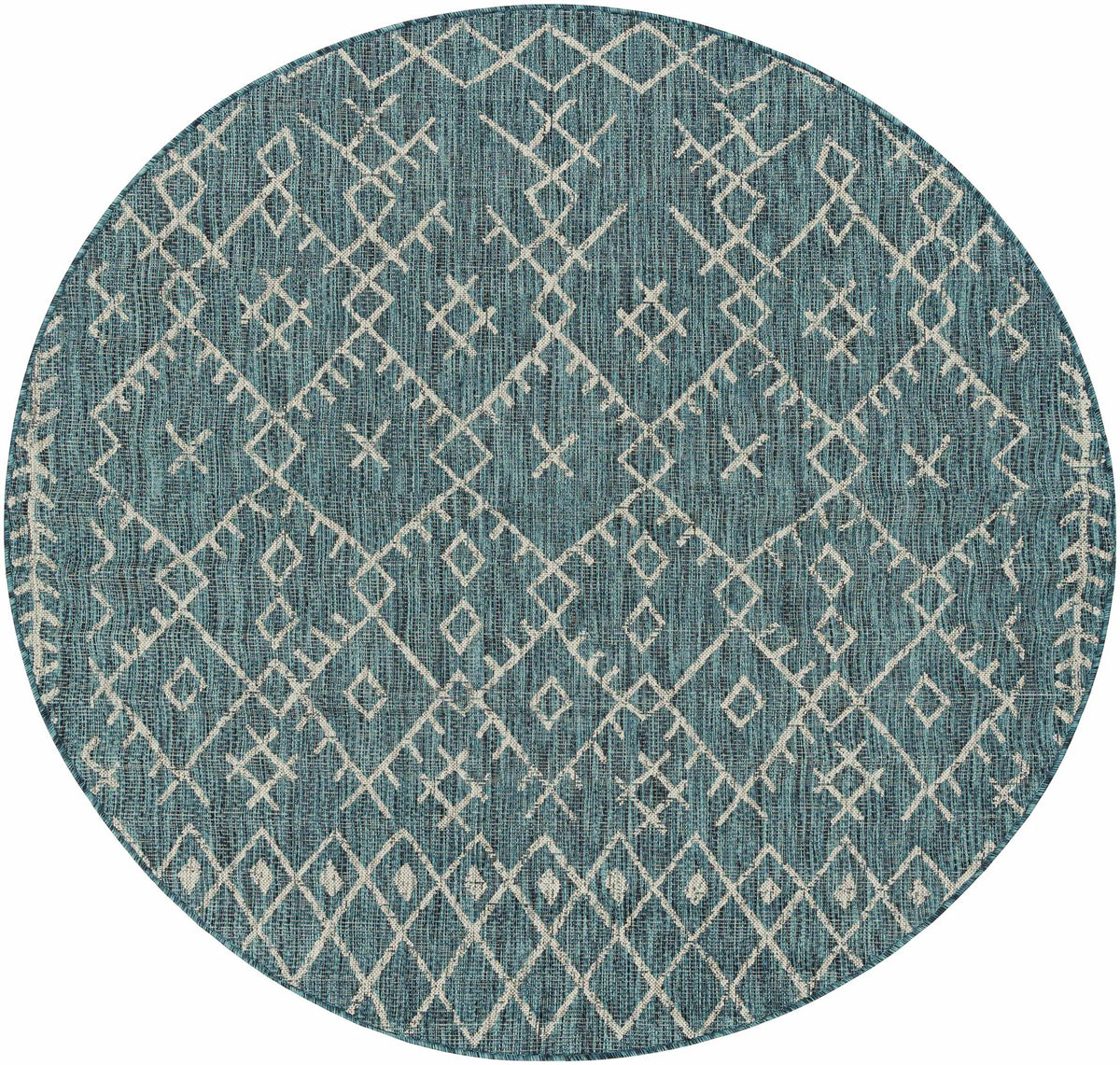Maunawili Aqua Nordic Outdoor Rug, photo 3 of 15