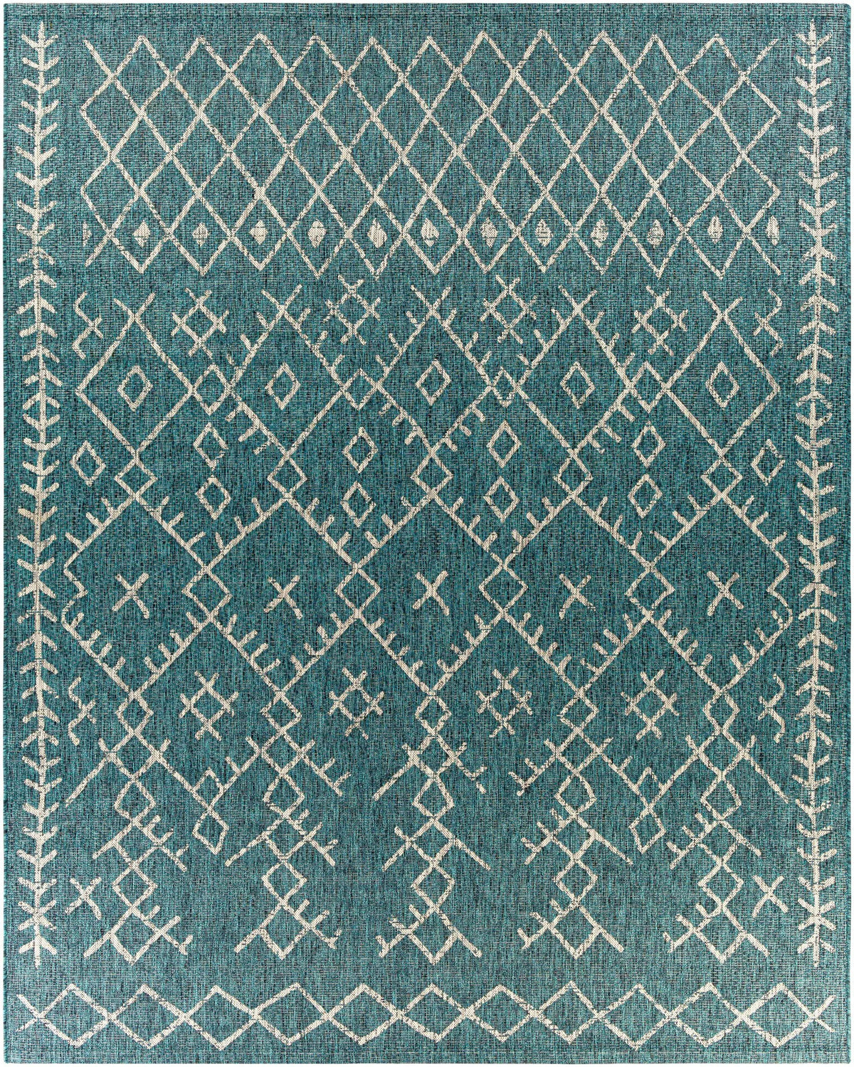 Maunawili Aqua Nordic Outdoor Rug, photo 14 of 15