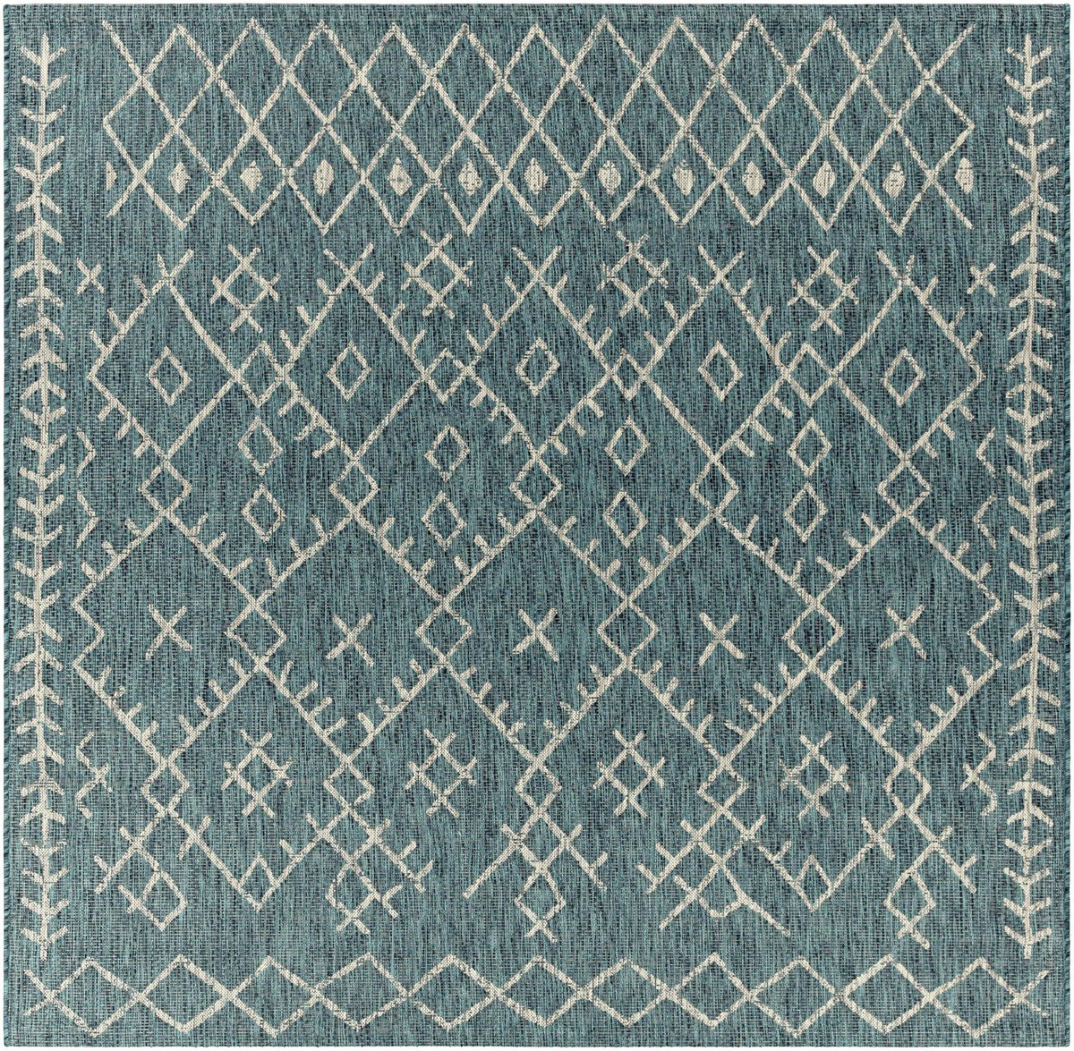 Maunawili Aqua Nordic Outdoor Rug, photo 6 of 15