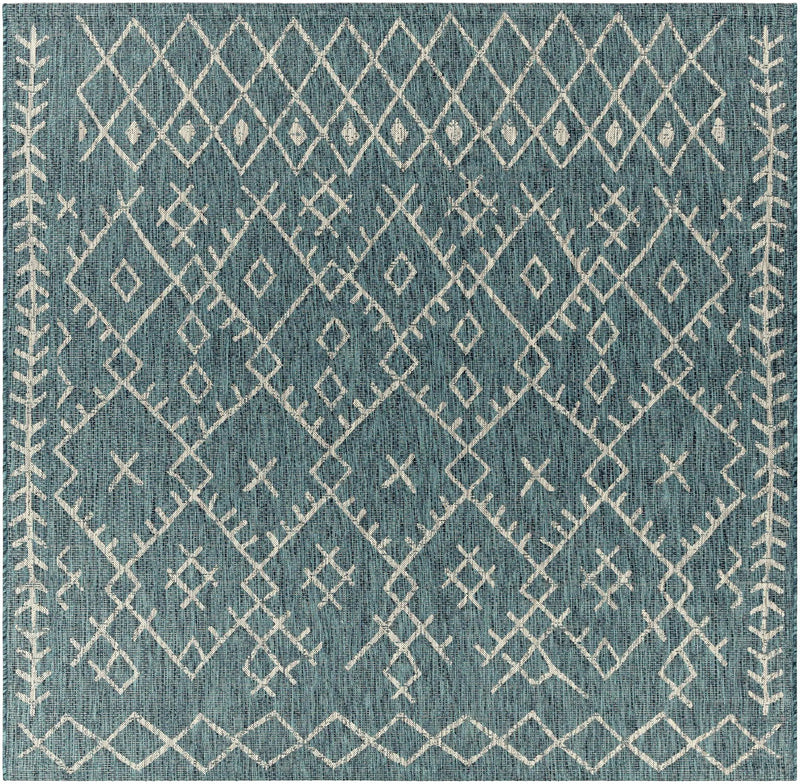 Maunawili Aqua Nordic Outdoor Rug by Boutique Rugs