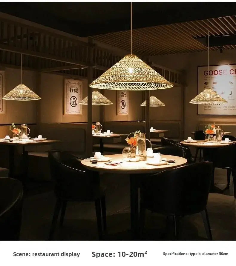 Rattan Chandelier Large by House Of Avana