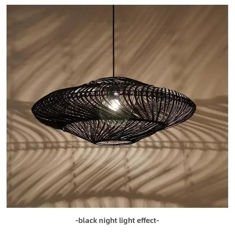 Rattan Chandelier Large by House Of Avana