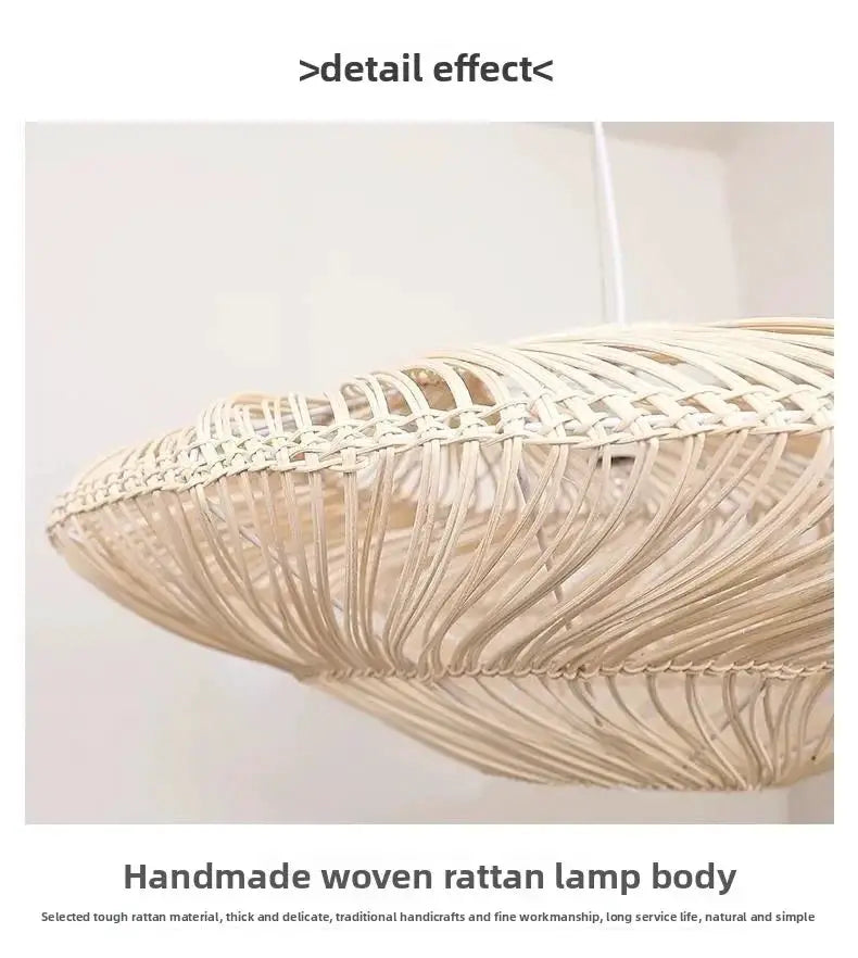 Rattan Chandelier Large by House Of Avana