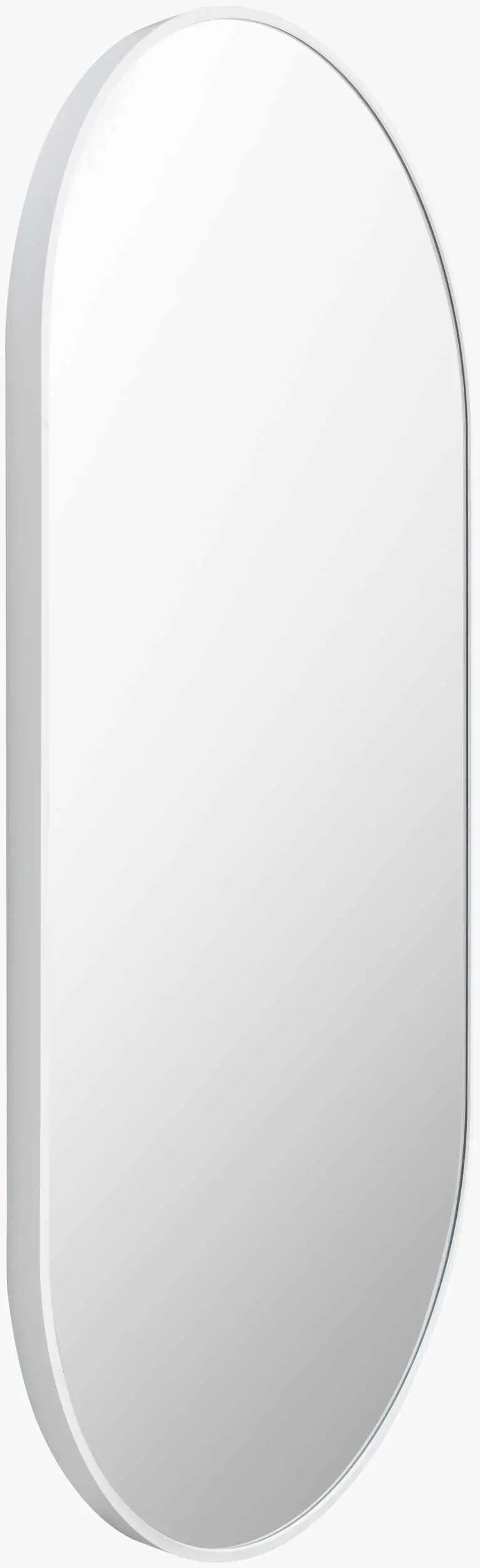 Hagenburg White Iron Frame Mirror by Boutique Rugs