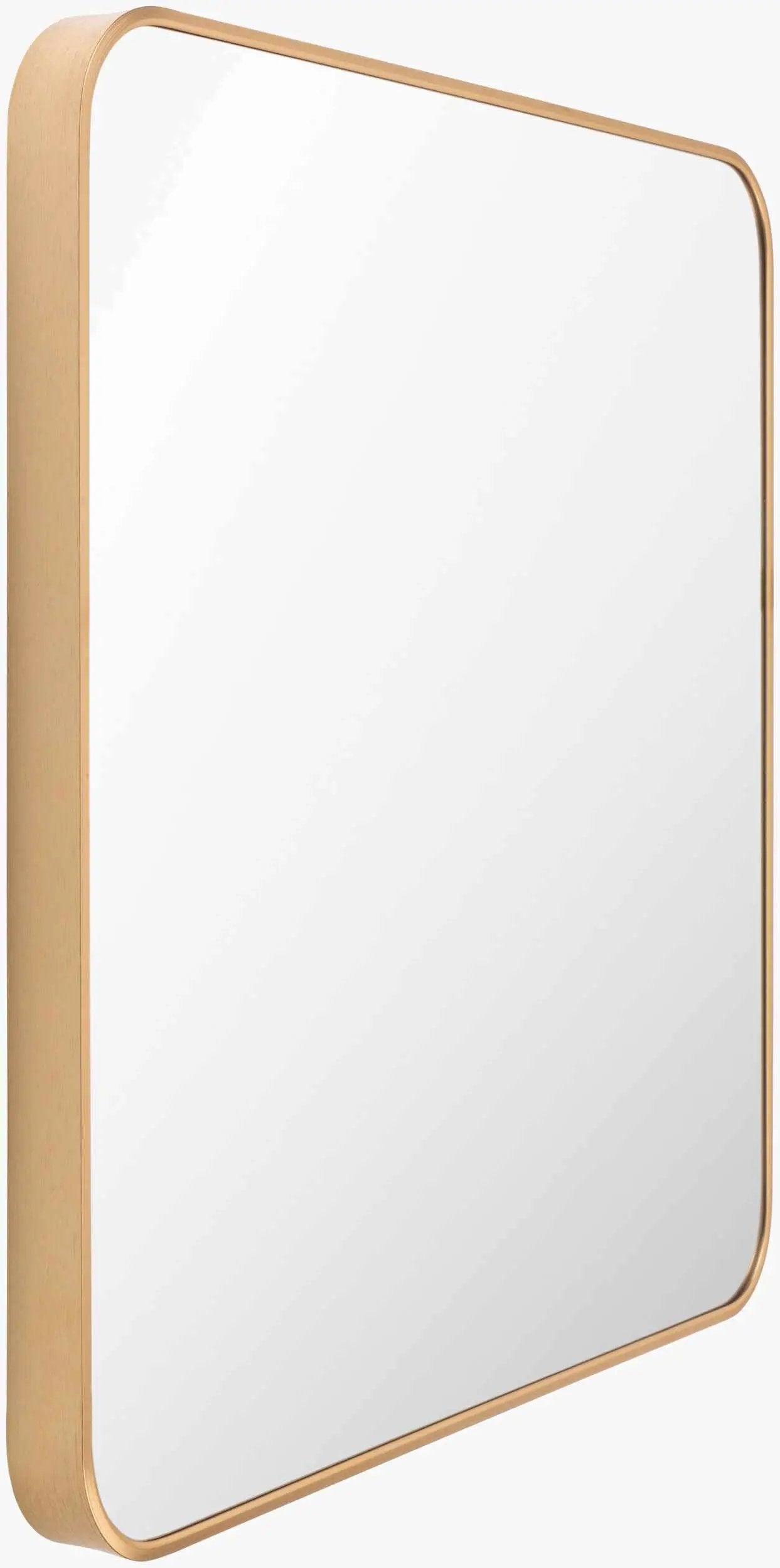 Ockenfels Modern Arched Gold Wall Mirror by Boutique Rugs