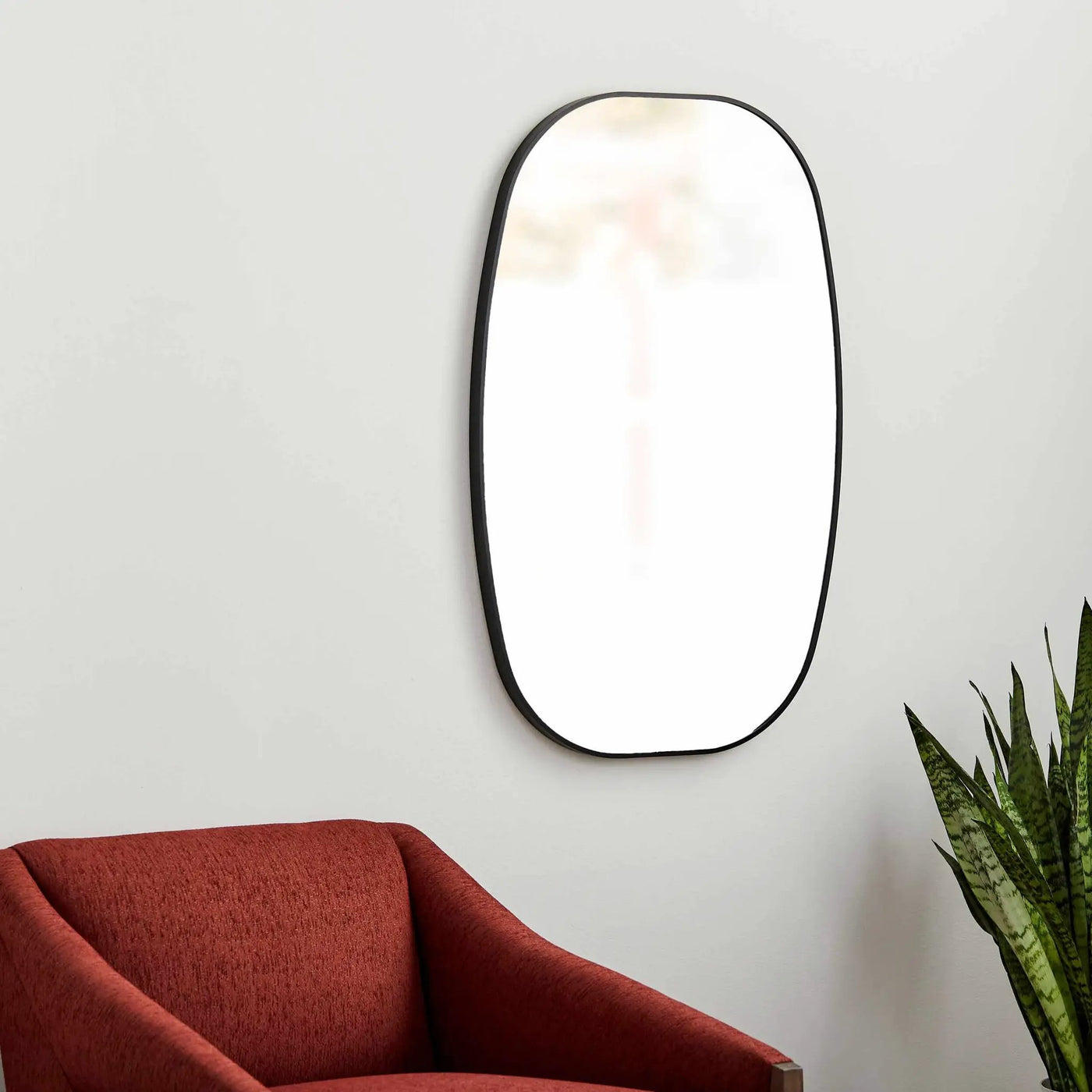 Kopparberg Black Gold Frame Round Mirror by Boutique Rugs