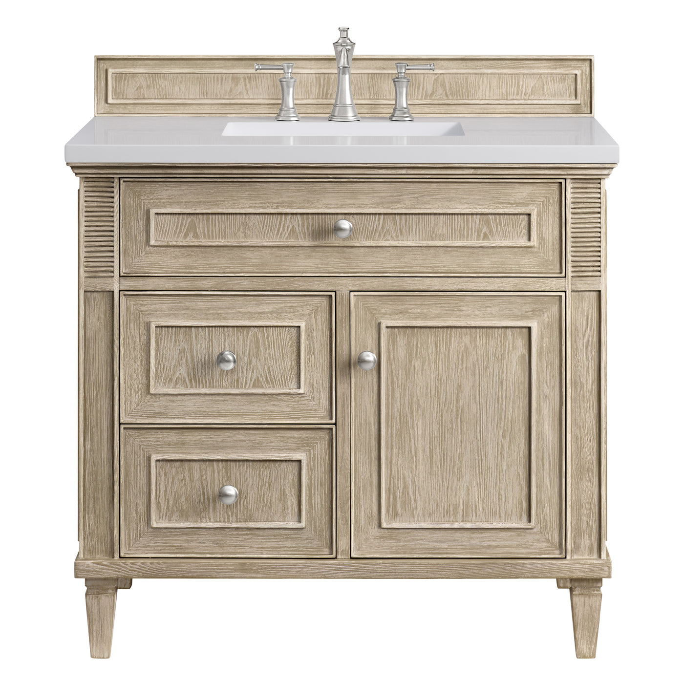 James Martin Lorelai 36" Single Bathroom Vanity, Whitewashed Oak, view 31