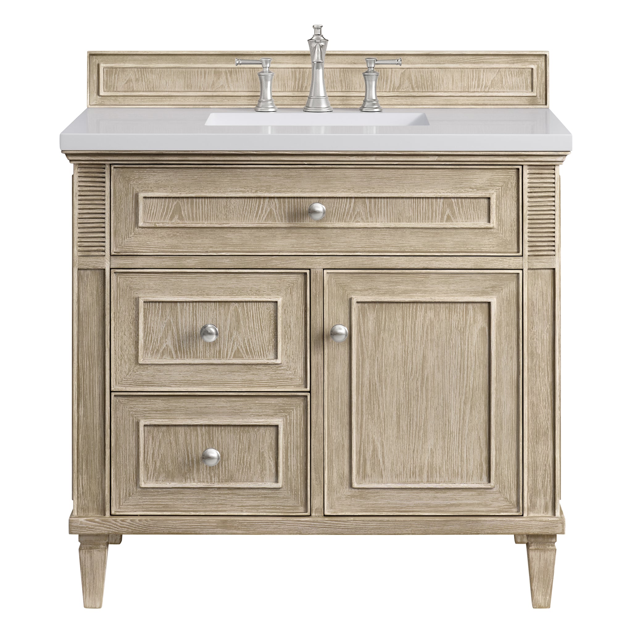 James Martin Lorelai 36" Single Bathroom Vanity, Whitewashed Oak, view 31
