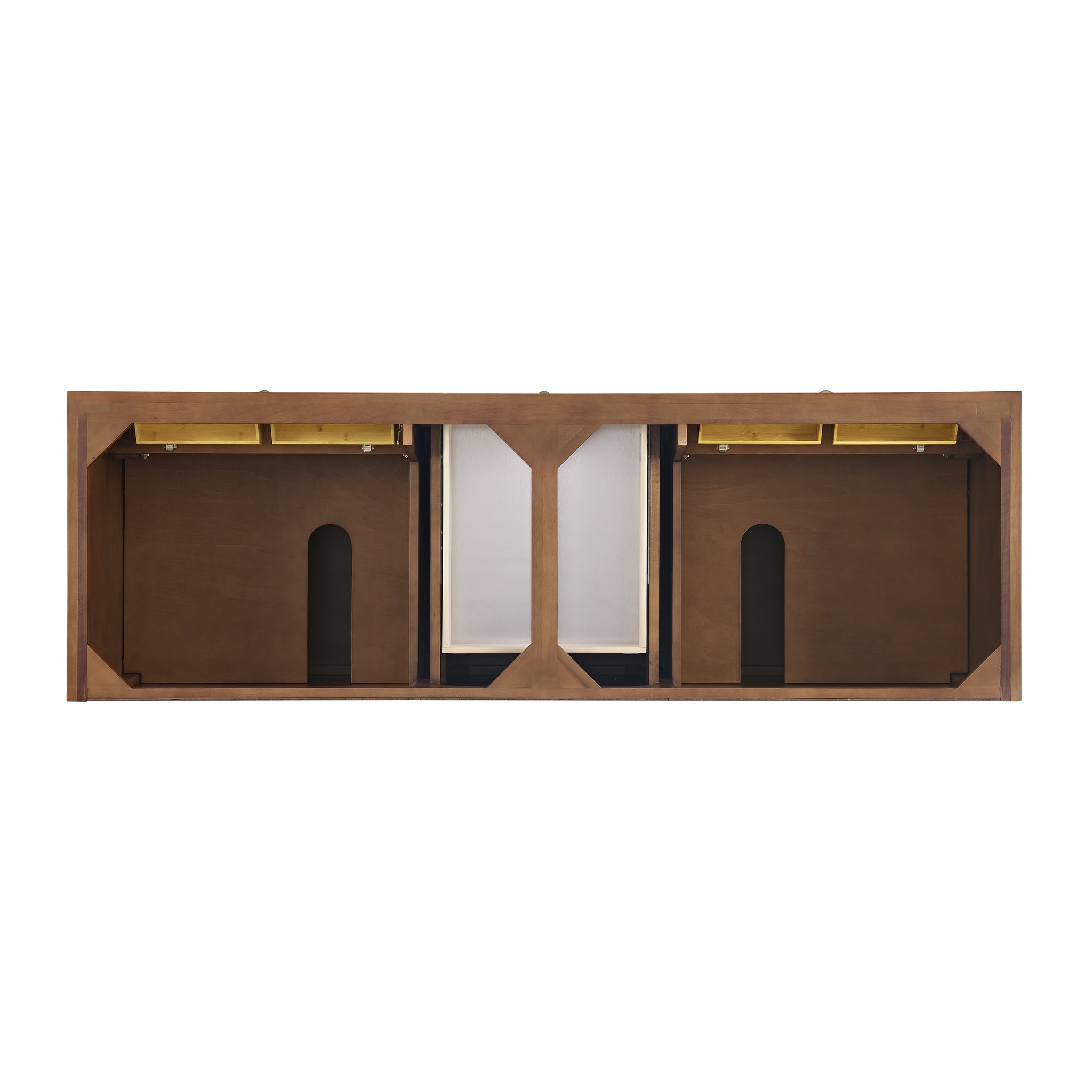 James Martin Lorelai 72" Double Bathroom Vanity, Mid-Century Walnut, view 27