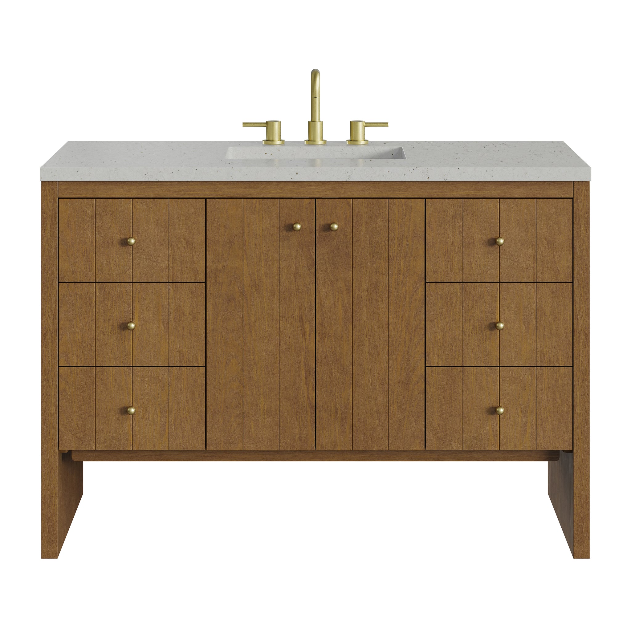 James Martin Hudson 48" Single Bathroom Vanity, Honey Oak, view 30