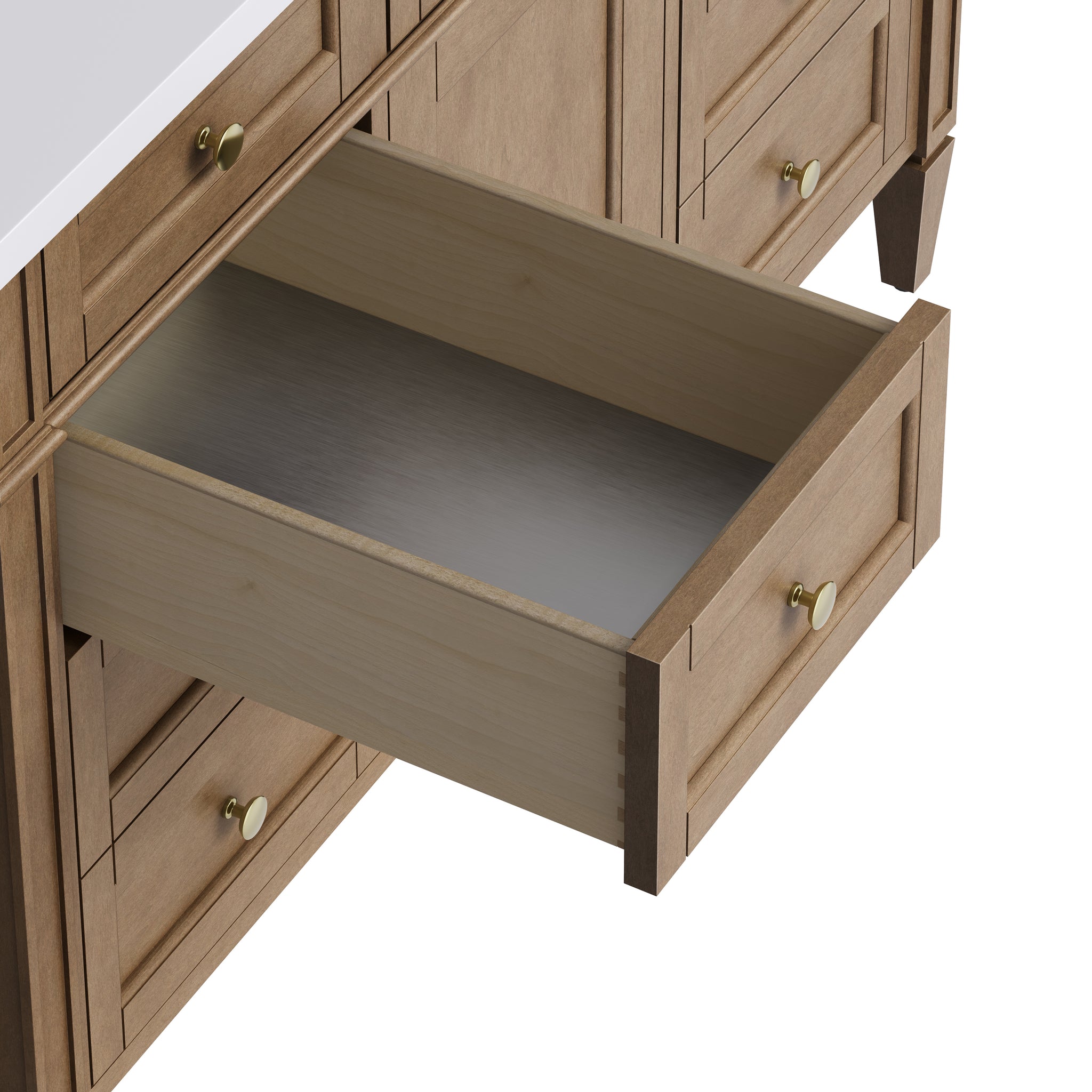James Martin Brittany 48" Single Bathroom Vanity, Pecan, view 26