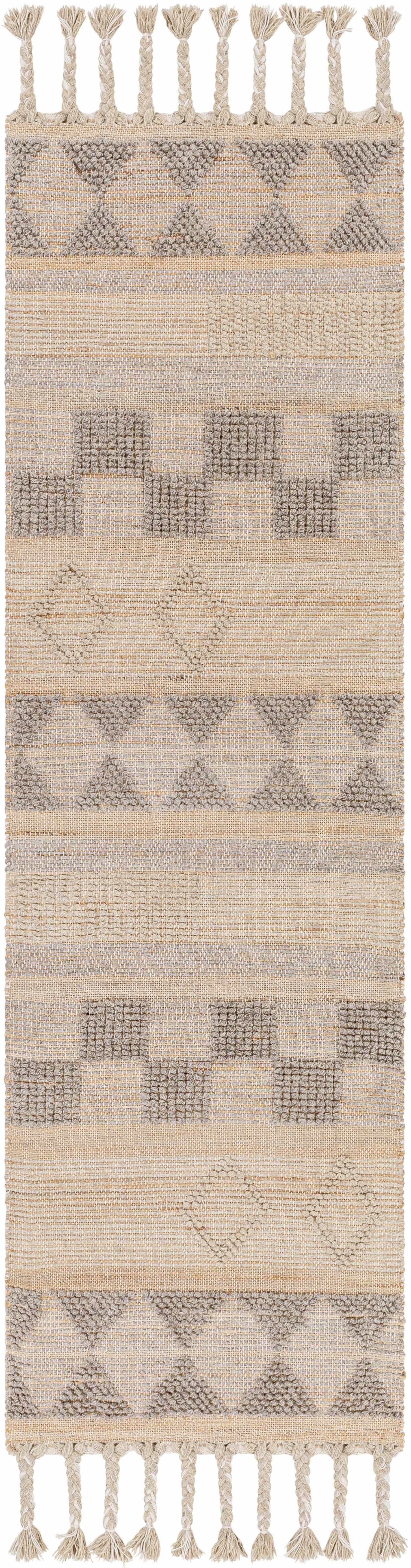 Ardee Totem Jute&Wool Blend Rug - Clearance by Boutique Rugs