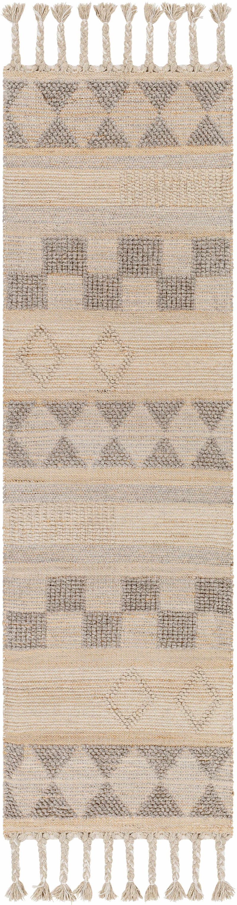 Ardee Totem Jute&Wool Blend Rug - Clearance by Boutique Rugs