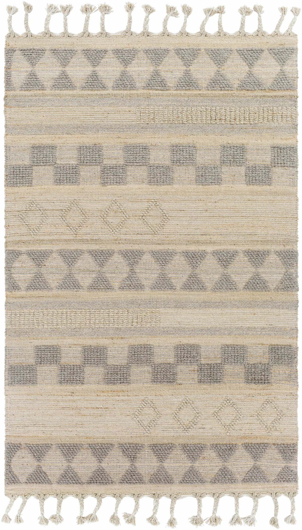 Ardee Totem Jute&Wool Blend Rug - Clearance