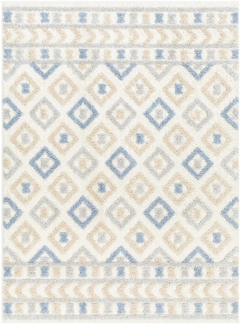 Eivin Pink & Blue Area Rug - Clearance by Boutique Rugs