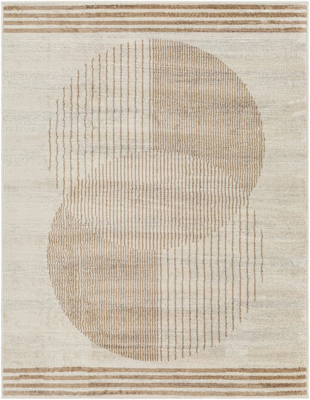 Zeke Geometric Nutmeg Rug - Clearance