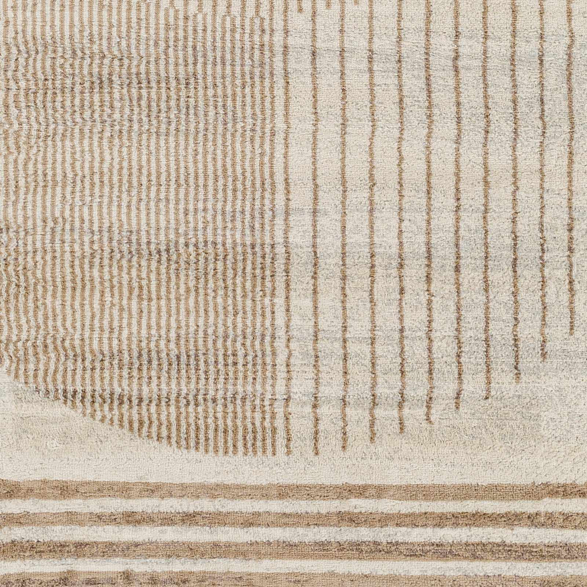 Zeke Geometric Nutmeg Rug - Clearance, sample swatch