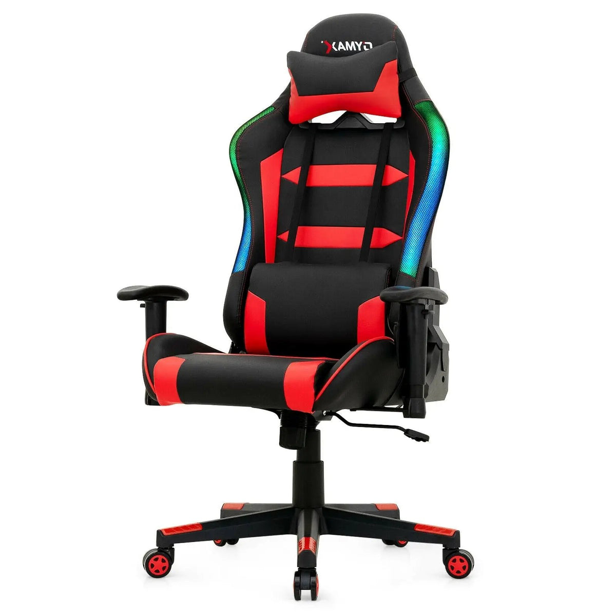 Adjustable Swivel Gaming Chair with LED Lights and Remote, photo 13 of 32