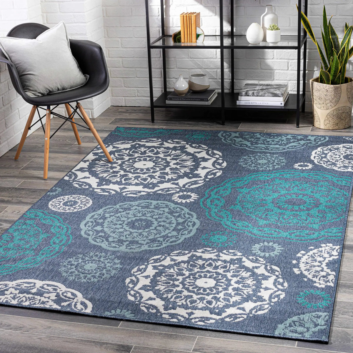 Reasnor Outdoor Area Rug - Clearance, installed in a room