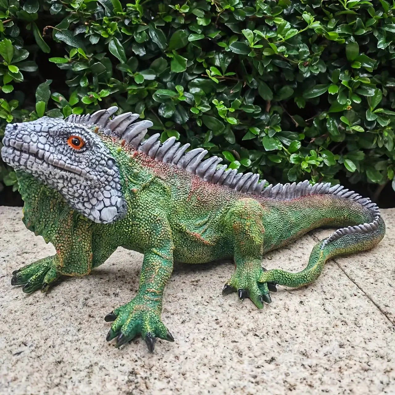 Realistic Iguana Garden Statue Detailed Lizard Decor by House Of Avana