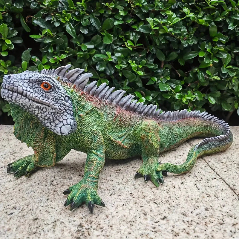 Realistic Iguana Garden Statue Detailed Lizard Decor by House Of Avana