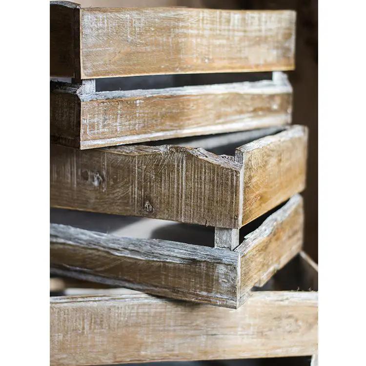 Rectangular Solid Wood Crates by RusticReach