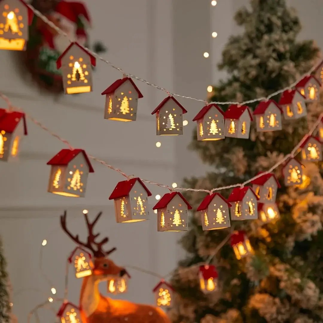 Red 2M 10 LED Fairy Lights - Battery Operated by House Of Avana