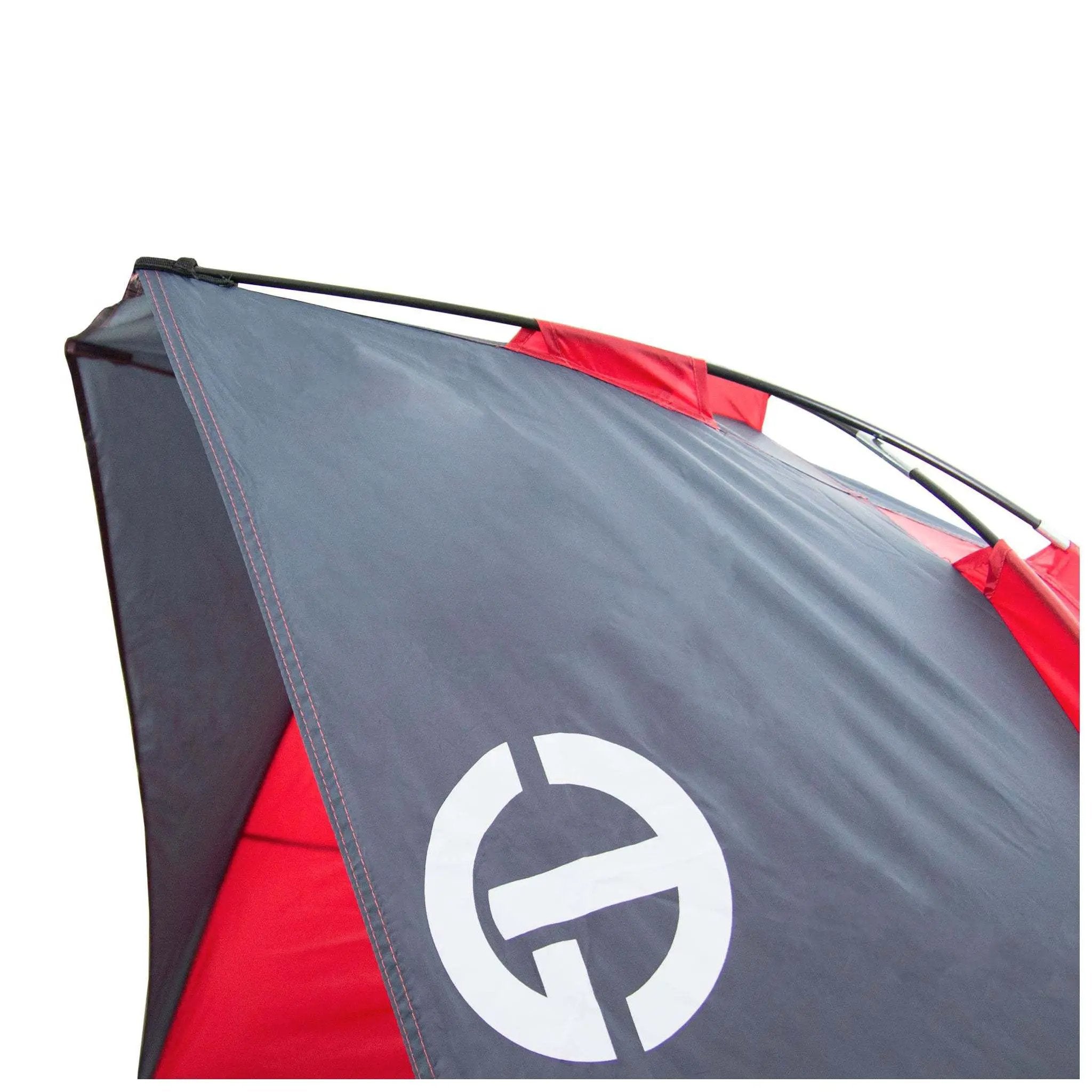 Tahoe Gear Cruz Bay Summer Sun Shelter and Beach Shade Tent Canopy - Coral Red by Selzalot