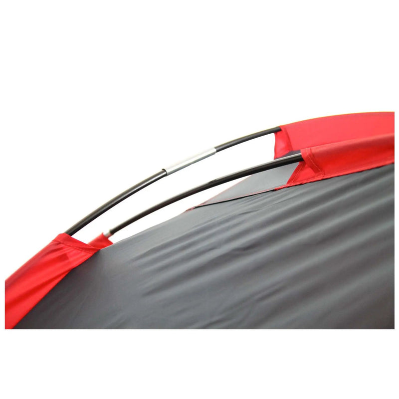 Tahoe Gear Cruz Bay Summer Sun Shelter and Beach Shade Tent Canopy - Coral Red by Selzalot