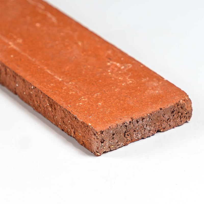 Red Textured Terracotta Tiles 2 9/16x8 7/16 Terracotta Textured 2x12 Tiles — 5