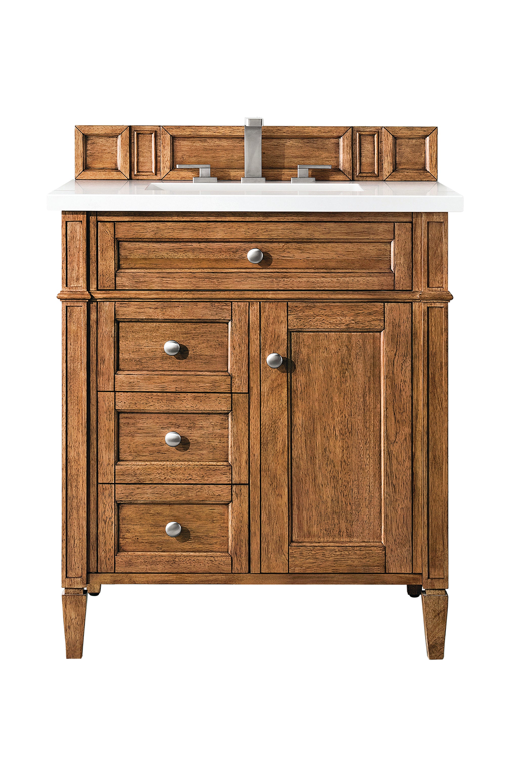 James Martin Brittany 30" Single Bathroom Vanity, Saddle Brown, view 15