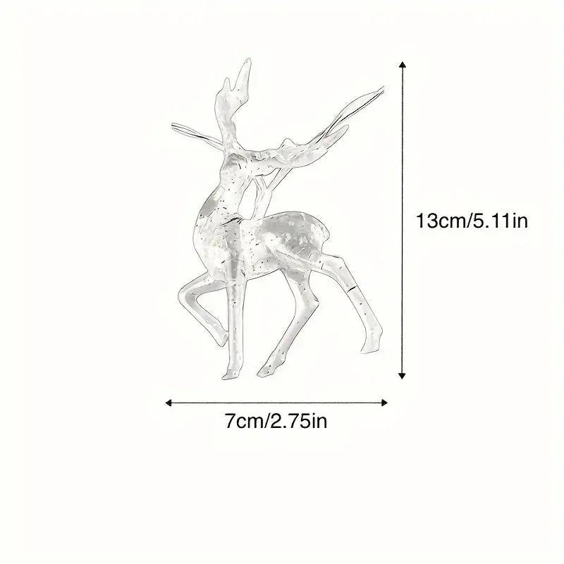 Reindeer String Lights, Battery Operated Christmas Decorations by House Of Avana
